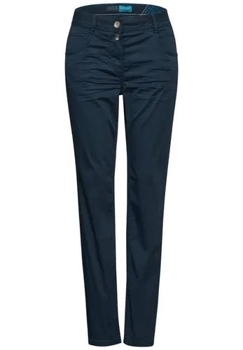 CECIL Chinos NOS Style Scarlett Washed oil blue