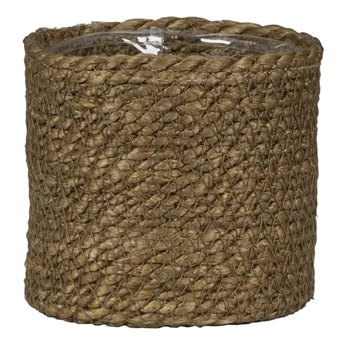 Scheurich Seegras 24, Korbgefäß/Korb-Pflanzgefäß/Korbtopf aus Seegras Farbe: Brown, 24 cm Durchmesser, 22,5 cm hoch, 10,6 l Vol.