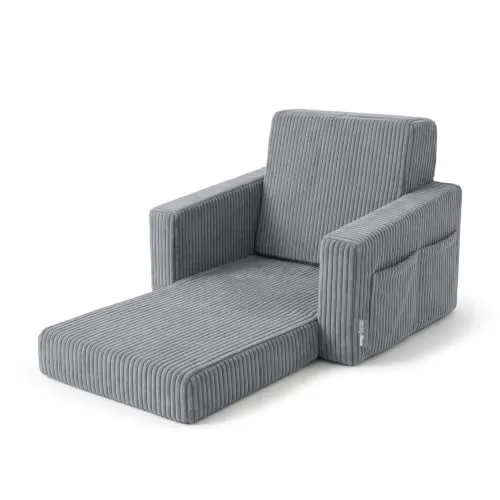 KiddyMoon Klappbarer Kindersessel aus Schaumstoff