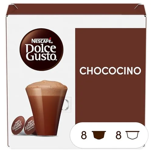Nescafe Dolce Gusto Chococino feine Trinschokolade Kapseln für 2 x 8 Tassen 256g