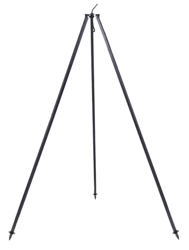 GARDENER 302-4 Grill Dreibein 180 cm mit Edelstahlrost - Freistehender Dreibein-Grill aus robustem Material, mit 50 cm Edelstahlrost für gleichmäßiges Grillen. Ideal für gesellige Abende im Freien.