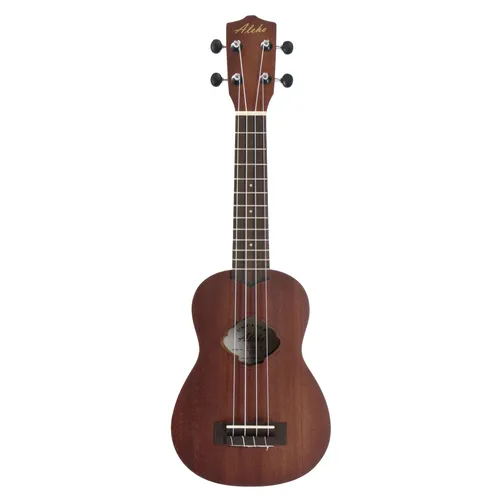 Leho Aleho Soprano Ukulele Laminated Sapele ALUS-M - Ukulele mit Gigbag, hochwertige Verarbeitung aus Laminated Sapele für besten Klang und Spielkomfort – ideal für Einsteiger und Fortgeschrittene.