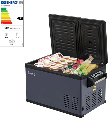in.tec Auto Kühlbox Alberona 35L Kompressor Kühlschrank