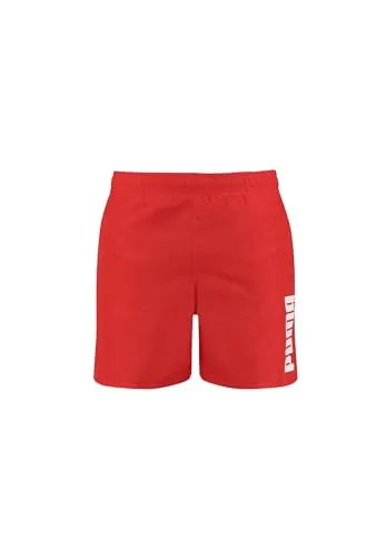PUMA Herren Badehose Badeshorts Summer Deluxe Swim Shorts - New Red- Gr. XXL
