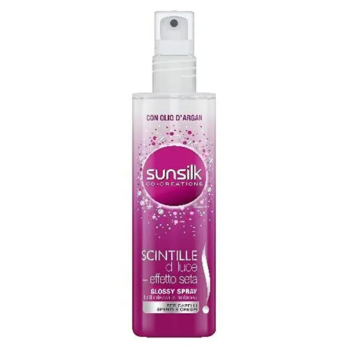 Sunsilk Acquaspray Lichtfunken, Glossy Spray mit Arganöl 200ml