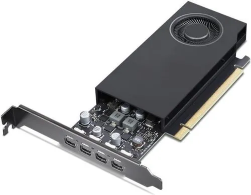 NVIDIA RTX A1000 - Hochleistungs-Grafikkarte - Grafikkarten mit 8 GB GDDR6, ideal für anspruchsvolle Anwendungen und Gaming, ausgestattet mit PCIe 4.0 und 4 Mini DisplayPorts für vielseitige Anschlussmöglichkeiten.