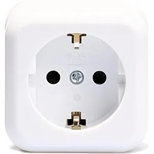 McPower Steckdose Finery, Aufputz, 1-fach, weiß