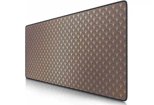 CSL Gaming Mauspad XXL Speed Mousepad 900 x 400 x 3 mm, große Tischunterlage, rutschfest, abwaschbar, Geschwindigkeit & Präzision, Art Deco