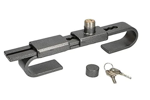 Falleba Diebstahlsicherung, verstellbar von 220 bis 430 mm (38 mm), Türschloss für Container, Sattelanhänger mit Fallebas, gehärteter Stahl