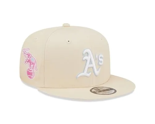 New Era Oakland Athletics MLB Pastel Patch Cap in beige von New Era