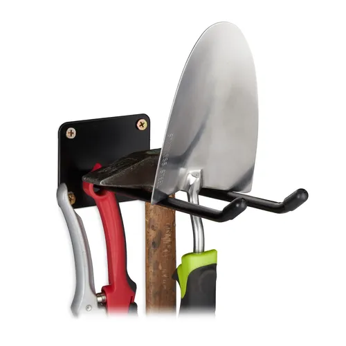 Gerätehalter Gerätehalterung Doppelhakenhalter Besenaufhängung 25 kg 2 Stück