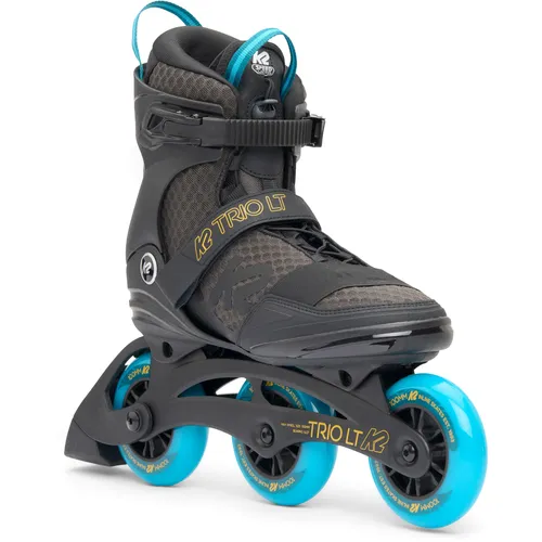 K2 TRIO LT 100 Fitness Skates Herren - Inline Skates für Freizeit und Fitness; SoftBoot Konstruktion mit atmungsaktivem Mesh für optimalen Komfort und Unterstützung.