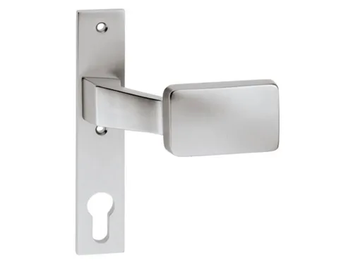 EDI 1317/1020/01 Schlosskasten-Griff 1317/1020 Aluminium F1 Aufnahme M12 gekröpf