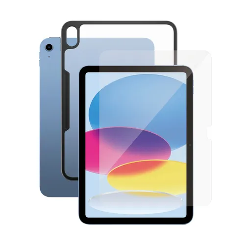 SAFE by PanzerGlass Displayschutzglas 2-in-1 Bundle Set für Apple iPad - Bildschirm-Schutzfolien mit kratz- & stoßfestem Schutz. Schütze dein iPad mit einer hochwertigen Displayschutzfolie und einer selbstheilenden Hülle, die sich automatisch von Kratzern erholt.