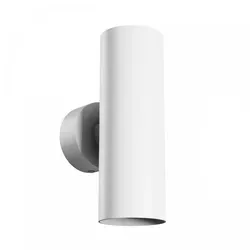 Spectrum LED Wandleuchte SQUALLA VARIOSA TUBO 2X GU10 Innenleuchte weiß Up & Down max. 10W - Weiß