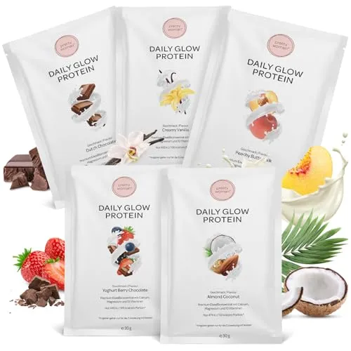 pretty woman® Daily Glow Protein Pulver Portionsbeutel-Set