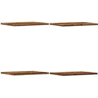 vidaXL Regalböden 4 STK. Altholz-Optik - Regale aus Holzwerkstoff in Altholz-Optik, robust und feuchtigkeitsbeständig. Ideal für platzsparende Wandmontage und vielseitige Gestaltung in jedem Raum.
