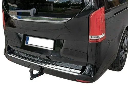 RECAMBO Ladekantenschutz für MERCEDES VITO & V-KLASSE W447 - Abdeckblenden aus hochwertigem V2A Edelstahl, 100% passgenau für perfekten Schutz vor Kratzern und Witterungseinflüssen. Einfache Montage mit Spezialklebeband für eine edle Optik.