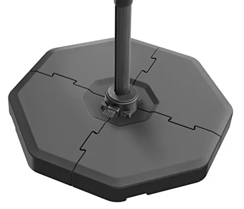 Schneider Einlegeplatten für Ampelschirme (4er-Set), 312-15, schwarz, 10.8 kg