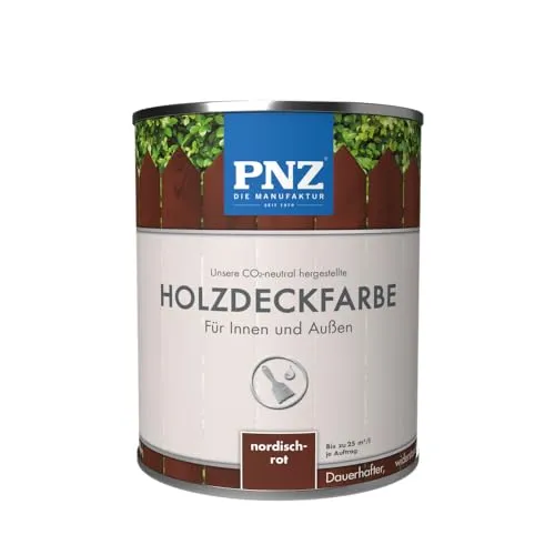 PNZ Holzdeckfarbe, Gebinde:10L, Farbe:nordischrot