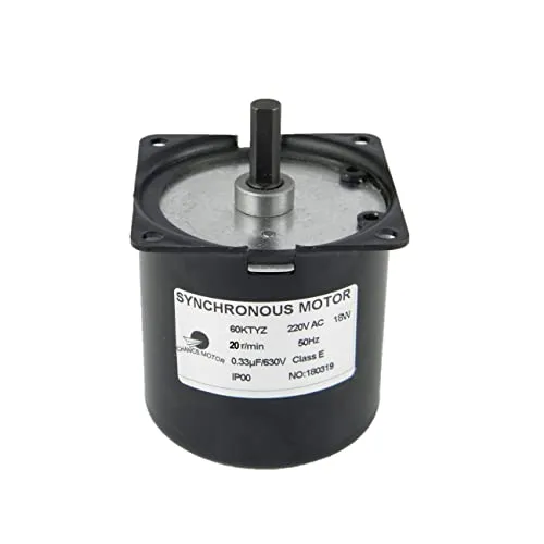 60KTYZ 220V Motoriduttore Sincrono 20RPM CW/CCW 18W Momento Mini moteur électrique à réducteur