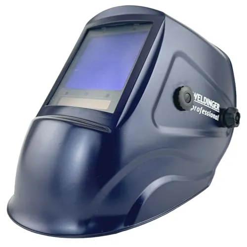 WELDINGER AH 750 digital Realcolor Panorama Automatik Kopfschirm - Schweißhelm mit Panorama-Sichtfeld und 5 Lichtbogensensoren für optimale Sicht und Schutz. Ideal für alle Schweißverfahren außer Laserschweißen, Made in EU.