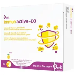 IMMUN ACTIVE+D3 Denk Pulver 20 St