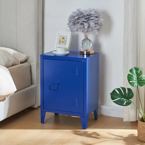 Nachttische Blau von en.casa