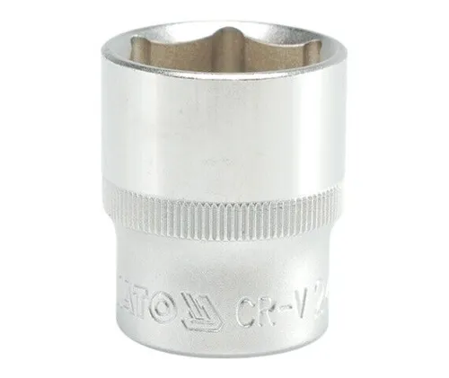 Produktbild NASADKA KRÓTKA 6-KĄTNA CHROMOWANA 1/2'' 24MM YATO 5906083912177