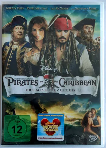 Pirates Of The Caribbean - Fremde Gezeiten (2011) NEU - Abenteuer-Fantasyfilm mit Johnny Depp, voller karibischer Pannen und spannenden Geschichten. Genießen Sie 131 Minuten Unterhaltung in brillanter Bildqualität auf DVD.