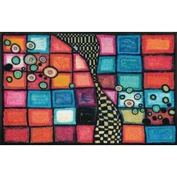 wash+dry Fußmatte Tiger Tundra 75x120 cm - Hochwertige Fußmatte für Innen und Außen, waschbar bis 60 Grad, rutschfest und lichtecht – ideal für Allergiker und Tierbesitzer.