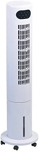 Sichler Haushaltsgeräte 3in1-Turmventilator, Luftkühler & -befeuchter, 80° Oszillation, 40 W