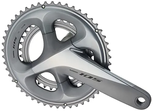 SHIMANO 105 FC-R7000 Kurbelgarnitur 170mm 50-34Z - Kurbeln & Kurbelgarnituren – Hochwertige 2x11-fach Kurbelgarnitur von Shimano für präzise Schaltvorgänge und optimale Kraftübertragung auf dem Fahrrad.