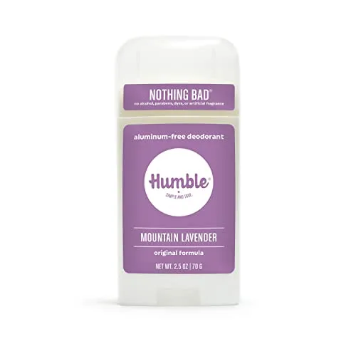 Humble alles natürlich Deodorant, Aluminium und Paraben, Cruelty Free Männer und Frauen Deodorant Lavendel 1 Packung