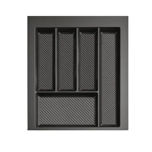 woplus Besteckkasten für Schubladen 45 cm – zuschneidbar 40×49 cm (B: 40–34 cm, T: 49–42 cm)