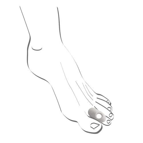 Berkemann Unisex Hammerzehenschutz-Pflaster Schuhpads, Grau (Unisize EU)