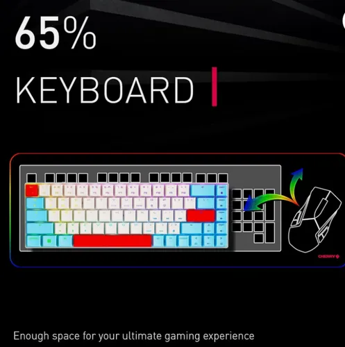 CHERRY xtrfy MX-LP 2.1 in pink von Cherry Electrical