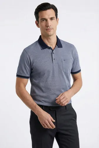 OLYMP Herren Polo-Shirt Kurzarm Casual - Poloshirt für Herren im regulären Schnitt, aus pflegeleichtem Pikee-Material, perfekt für legere Anlässe oder den Alltag.