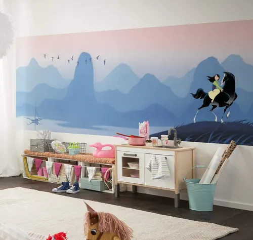 Disney Mulan Panoramische Tapete 300x100 CM von Disney