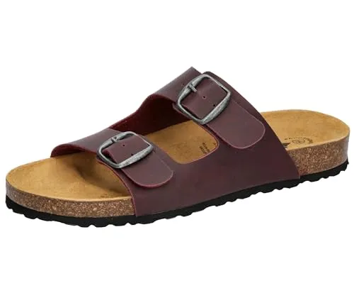 Lico Bioline Pantolette, rot, 42 EU - Wanderschuhe mit dämpfungsaktiver EVA-Laufsohle für hohen Komfort bei jedem Schritt.