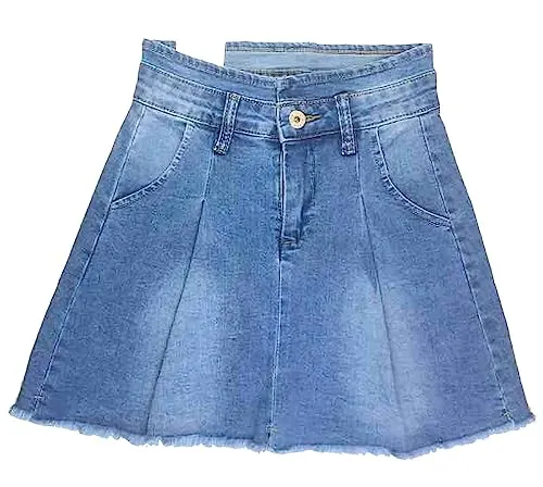 schicker Mädchen Mini Rock Minirock Jeansrock Gr. 110/116, R062.6