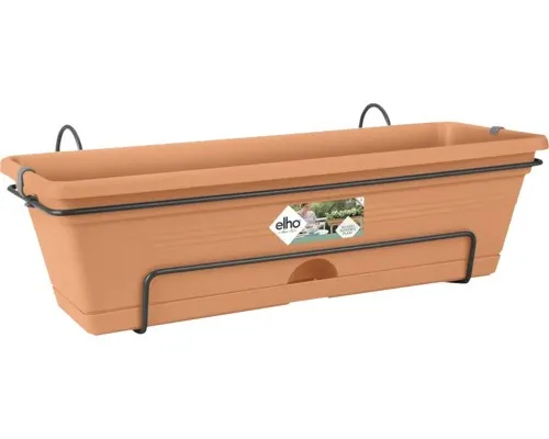 Blumenkasten Elho Green Basic Kunststoff 49 x 25,5 x 16,5 cm terracotta inkl. Un