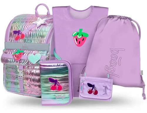 Baagl ZIPPY Schulranzen Set 5-teilig für Mädchen