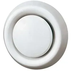 Maico Tellerventil NW100mm, reinweiß TK 10 - Tellerventil für Be- und Entlüftung, mit stufenlos regulierbarem Ventilteller und einfachem Einbau. Ideal für Küchen dank optionalem Fettfangfilter.