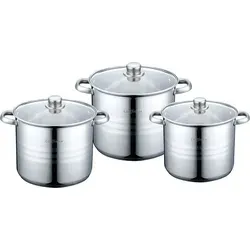 Cheffinger Kochtopf 6-TLG Edelstahl Topfset