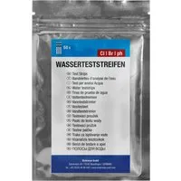 Waterman Wasserteststreifen 3 in 1 pH Br CL 50 Streifen in Tütchen