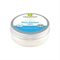 GREENDOOR Deo Creme Ohne Aluminium/Alkohol vegan 50ml – 6 Monatspack gegen Schweißgeruch, Bio Deodorant natürlich ohne Tierversuche, Naturkosmetik Aloe Vera, dezenter unisex Duft Deocreme Cremedeo