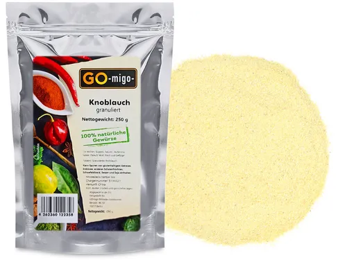 0,25kg Knoblauch Granulat Knoblauchgranulat Top Qualität 250g