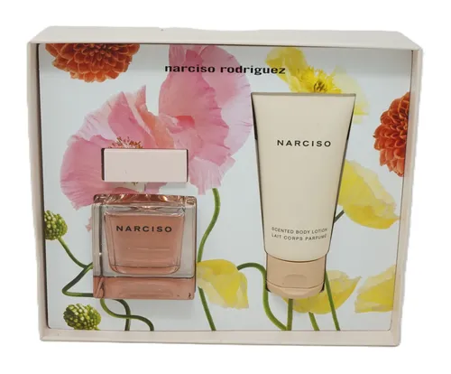 Narciso Rodriguez Narciso 50ml EDP & 50ml Bodylotion Geschenkset - Damen Geschenkset mit 50ml EDP und 50ml Bodylotion, ideal für luxuriöse Verwöhnmomente.