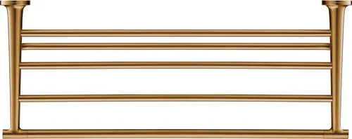 Duravit Handtuchablage Starck T 61x23,2cm - Eleganter Handtuchhalter in gebürstetem Bronze-Finish, ideal für moderne Badezimmer und sorgt für stilvolle Ordnung.